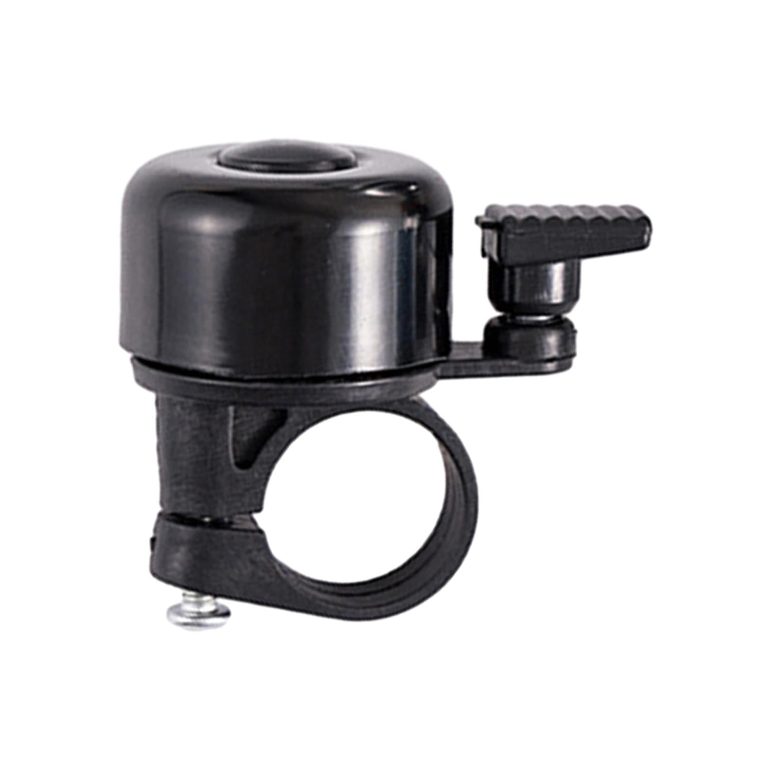 2xBike Bell Easy to Install Bicycle Bell Riding Outdoor Mountain Road Bike Black