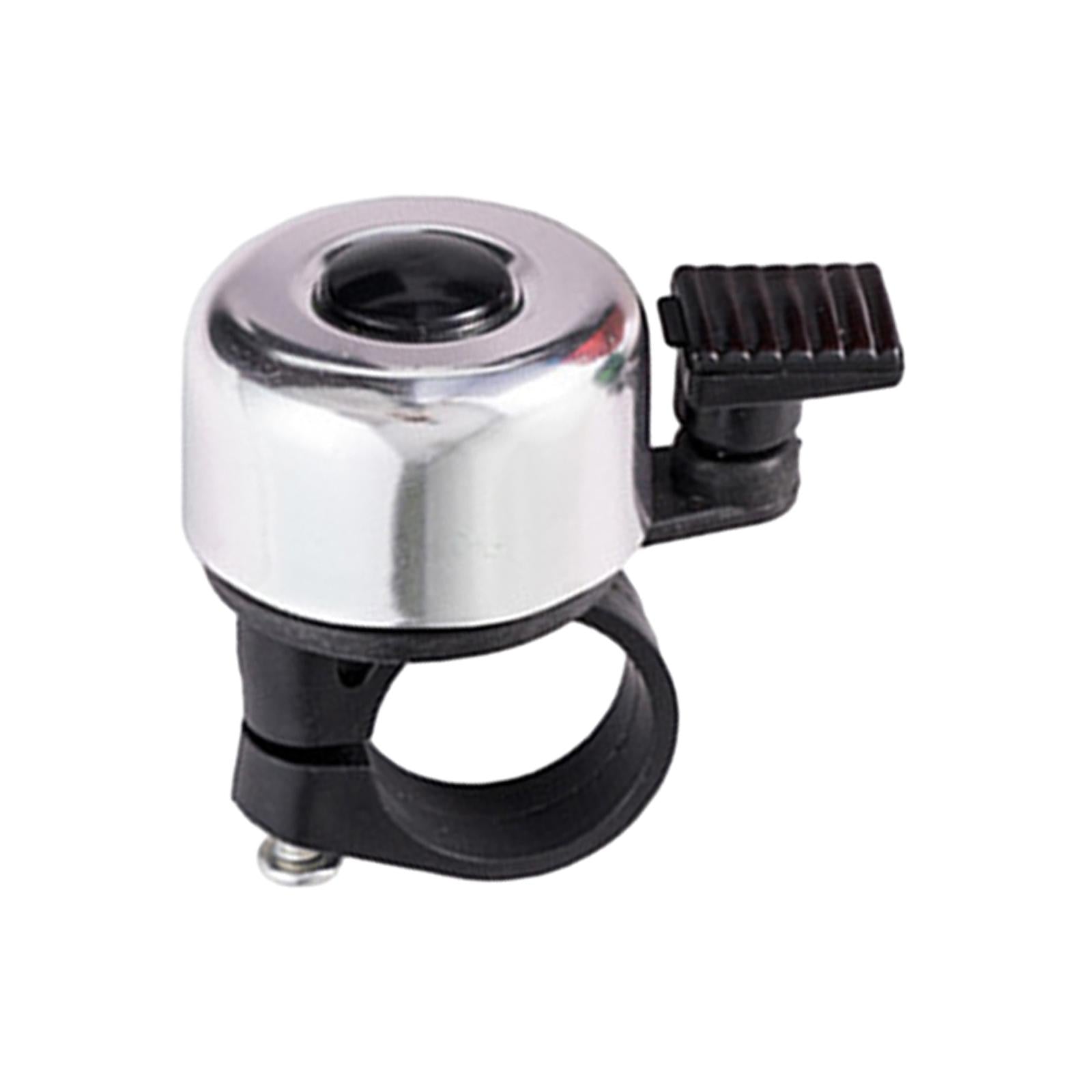 2xBike Bell Easy to Install Bicycle Bell Riding Outdoor Mountain Road Bike Silver