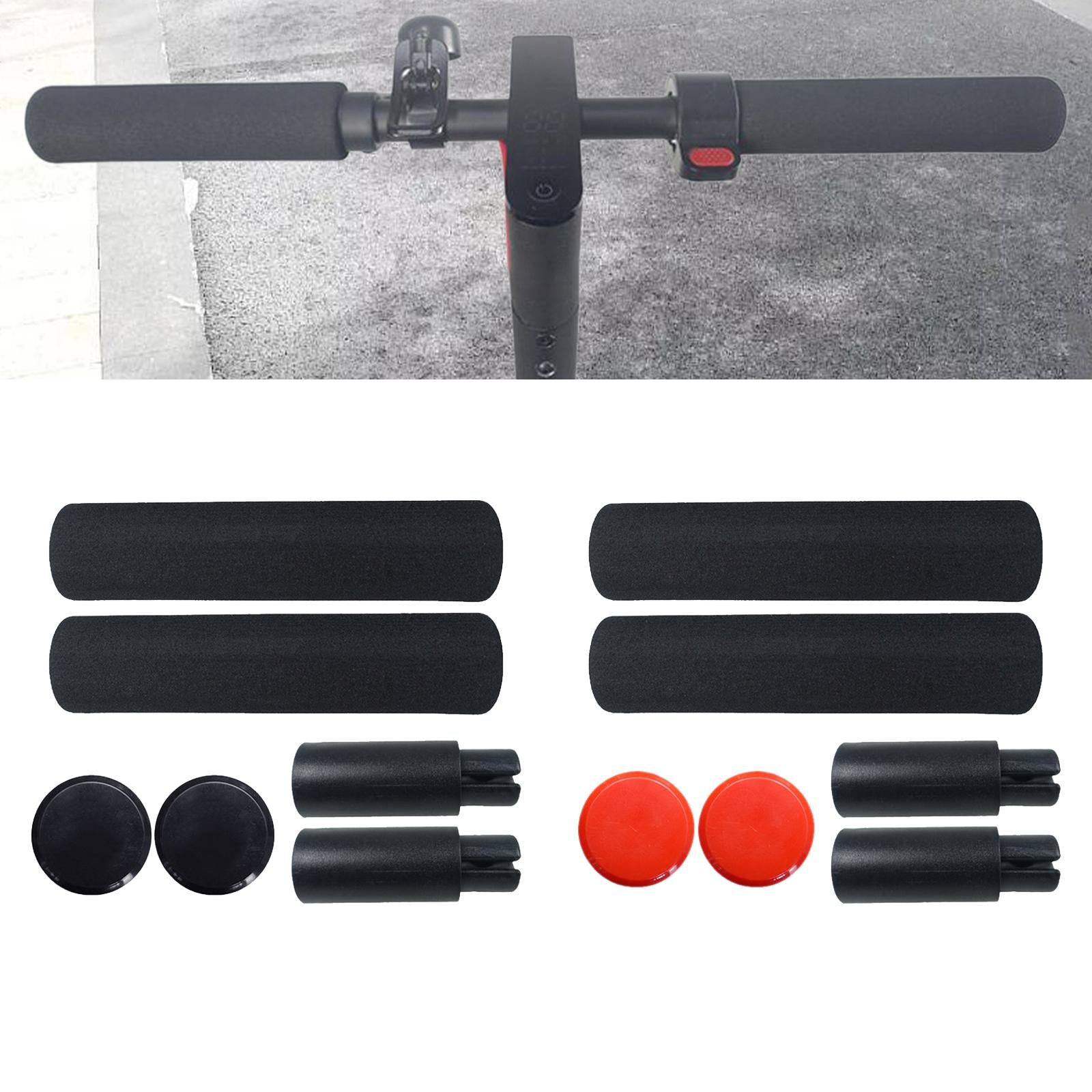 2Pcs Handlebar Extender Sponge Handlebar Cover for M365 Electric Accessories Black