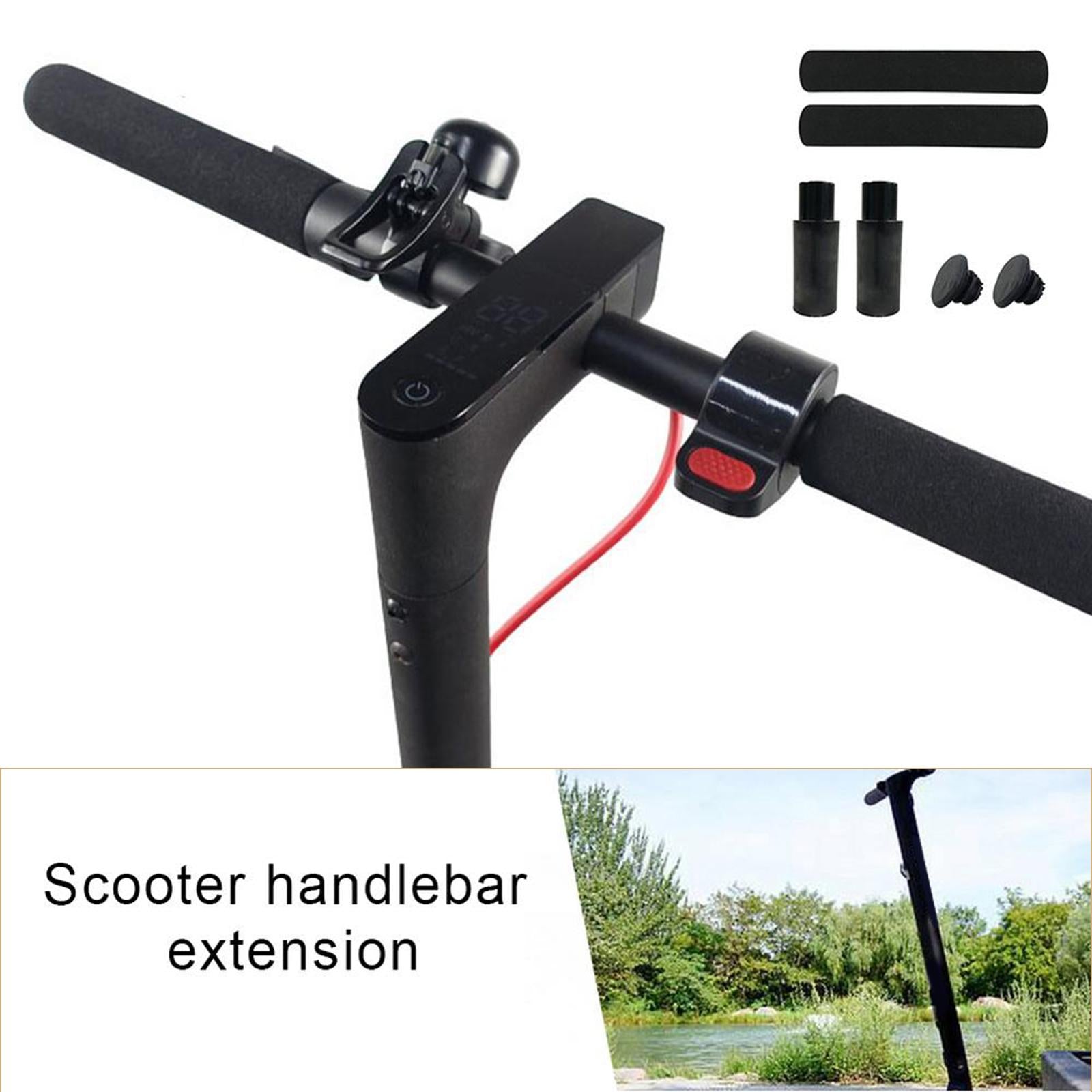 2Pcs Handlebar Extender Sponge Handlebar Cover for M365 Electric Accessories Black