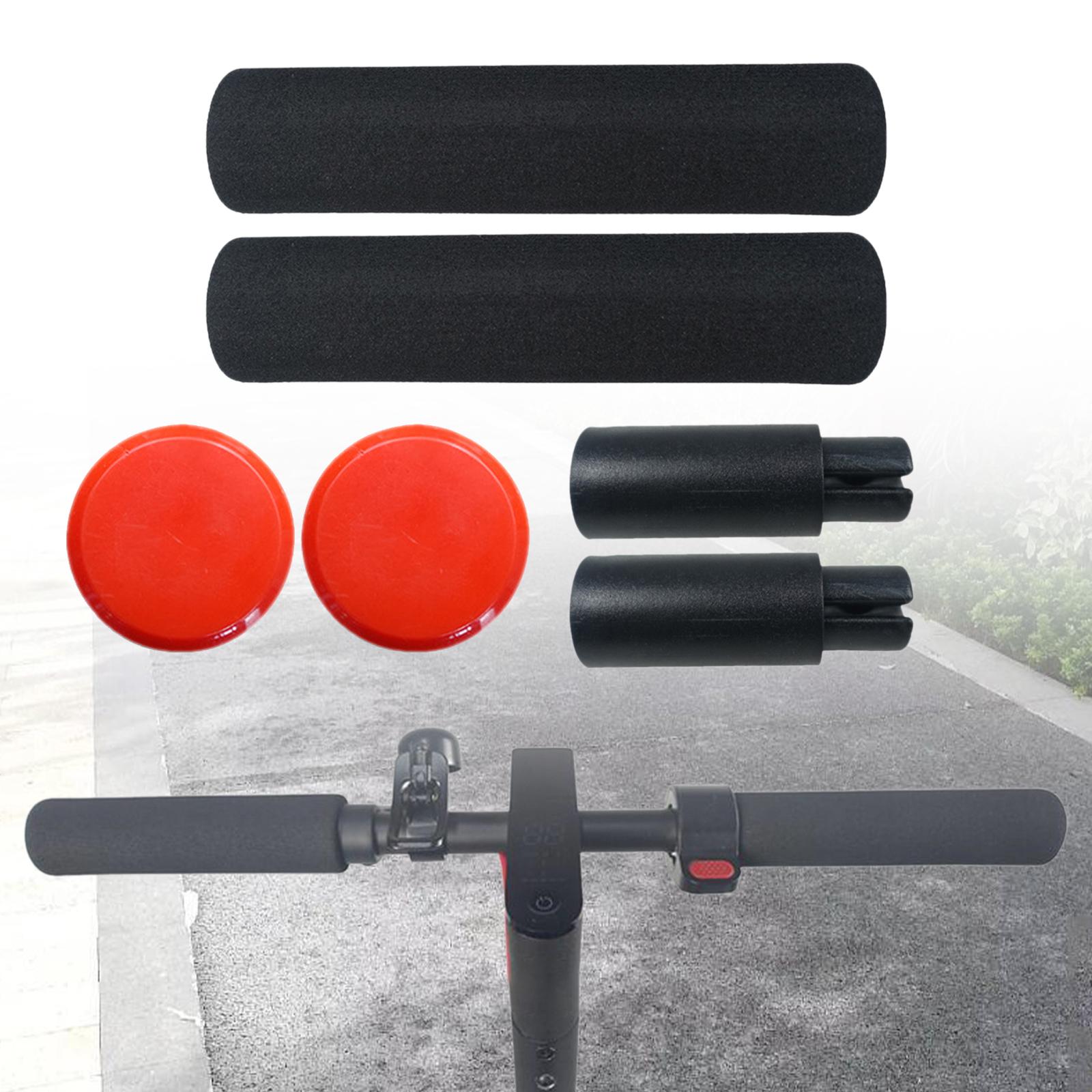 2Pcs Handlebar Extender Sponge Handlebar Cover for M365 Electric Accessories Red