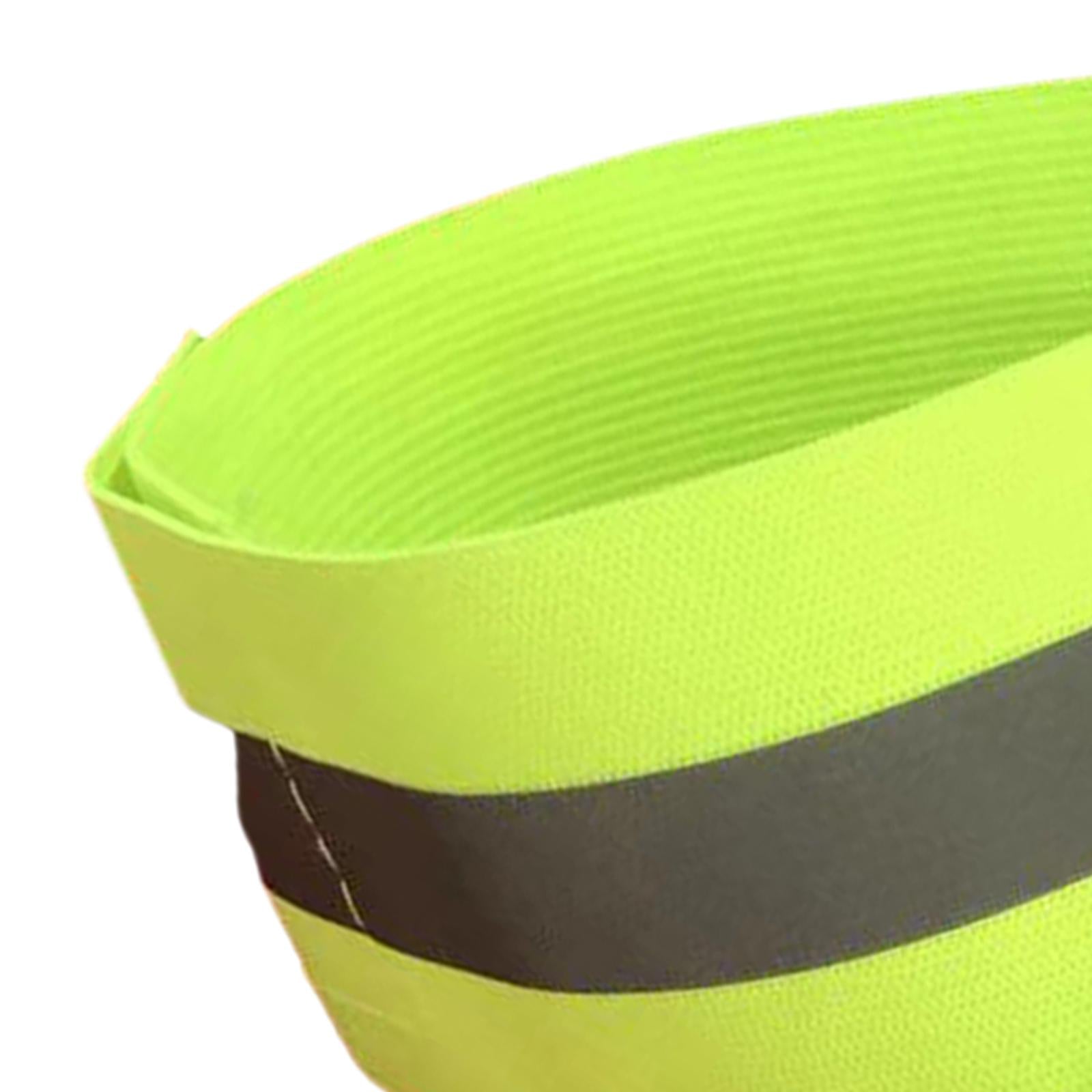 2x2Pcs Reflective Armbands Reflector Strips Arm Band for Running Adults Sports