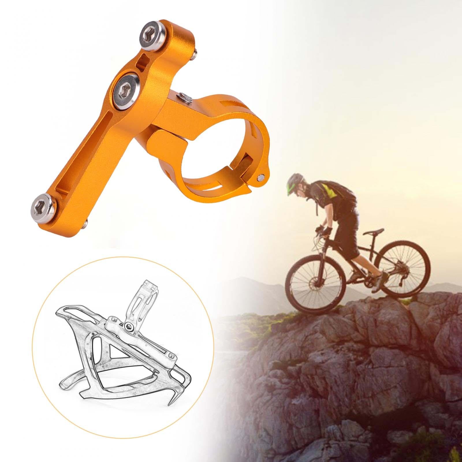Bicycle Bottle Holder Bracket Clamp Bike Bottle Cage Mount for Road Bicycles Gold No Inner Black