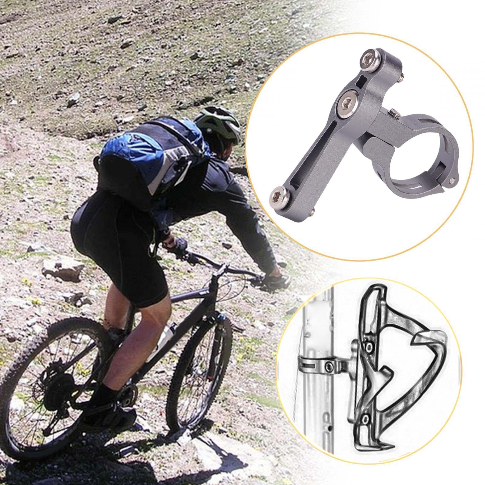Bicycle Bottle Holder Bracket Clamp Bike Bottle Cage Mount for Road Bicycles Gray No Inner Black