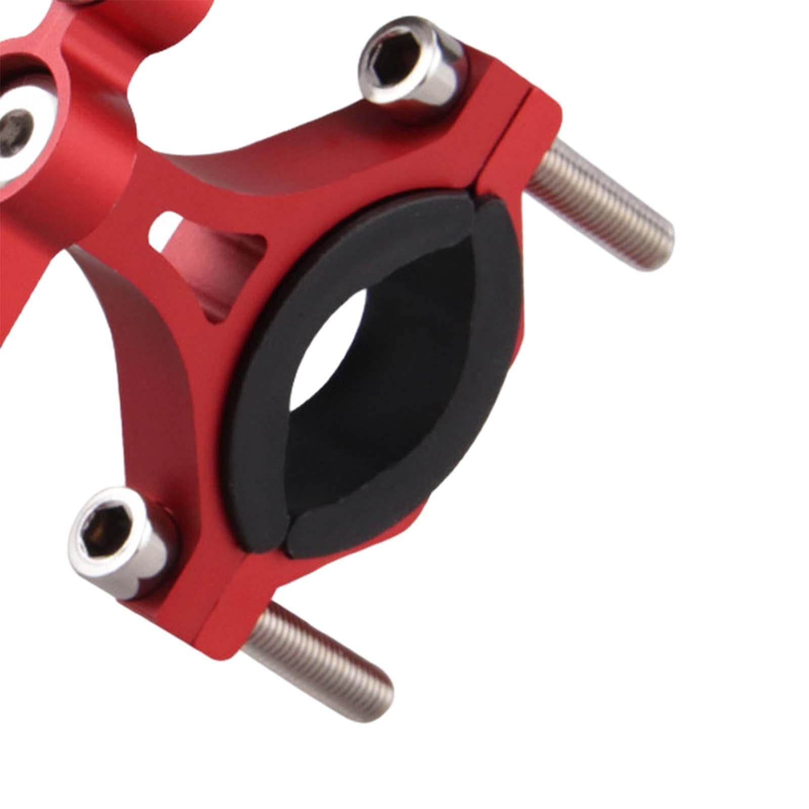 Bicycle Bottle Holder Bracket Clamp Bike Bottle Cage Mount for Road Bicycles Red Inner Black