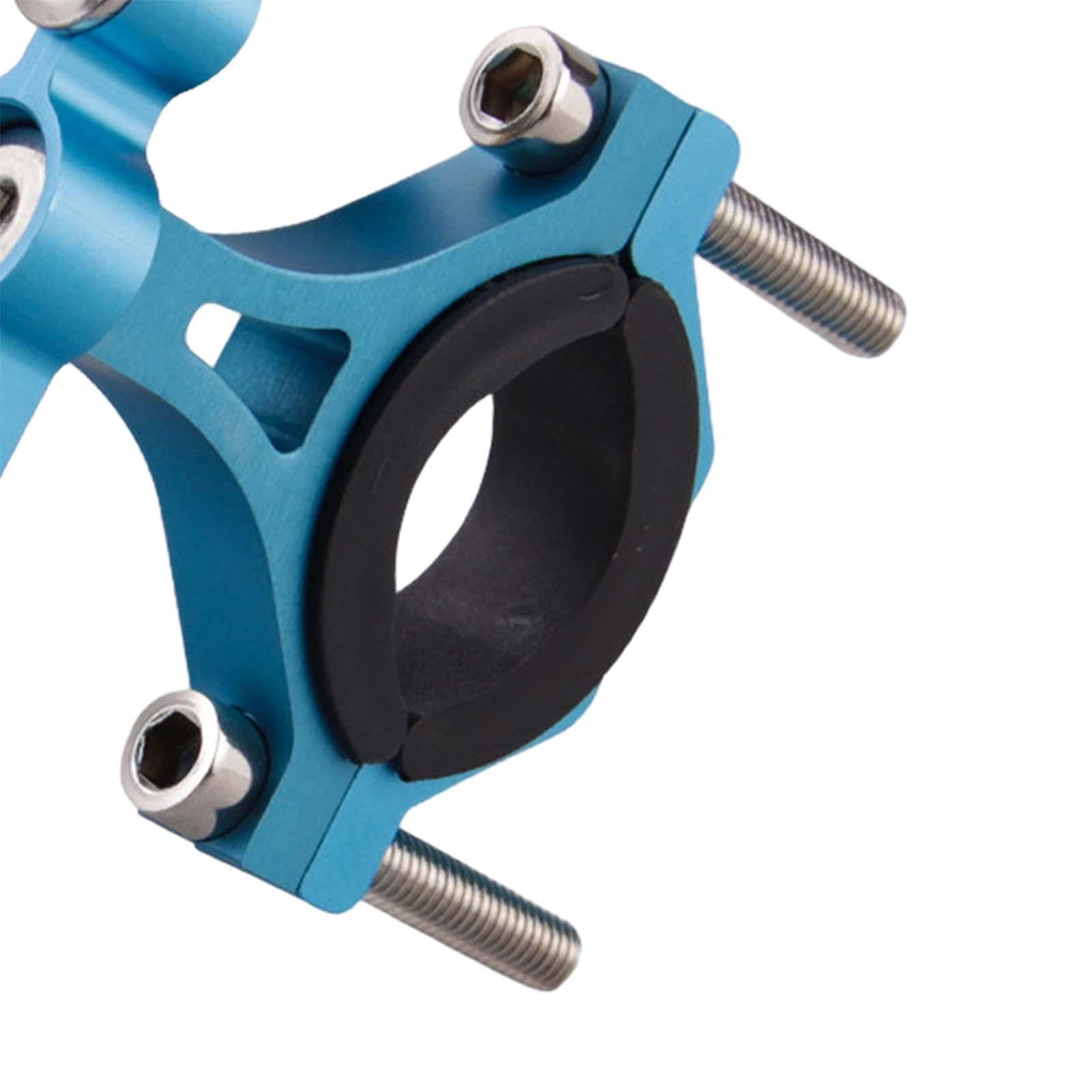 Bicycle Bottle Holder Bracket Clamp Bike Bottle Cage Mount for Road Bicycles Blue Inner Black