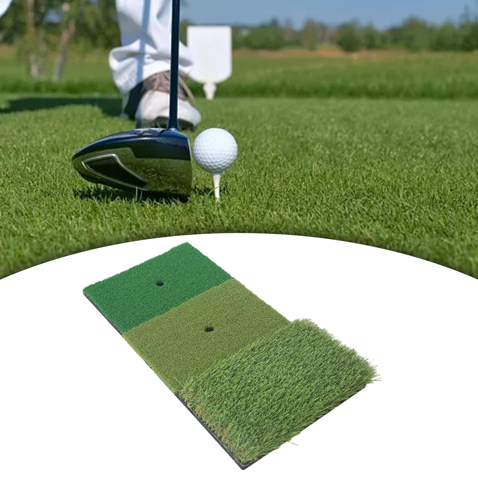 Golf Hitting Pad Collapsible 3in1 Practice Mat for Sports Indoor Home Office Style B