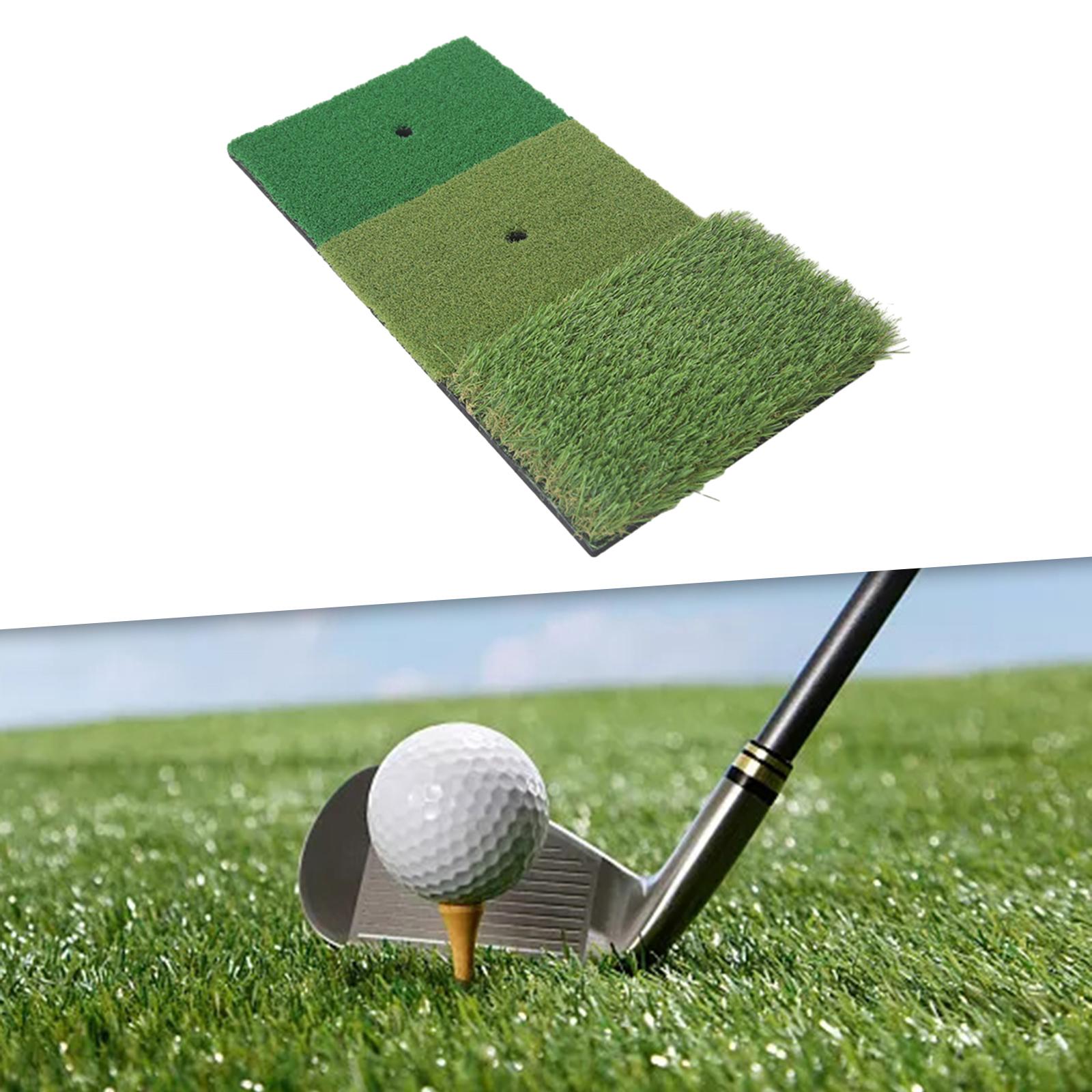 Golf Hitting Pad Collapsible 3in1 Practice Mat for Sports Indoor Home Office Style B
