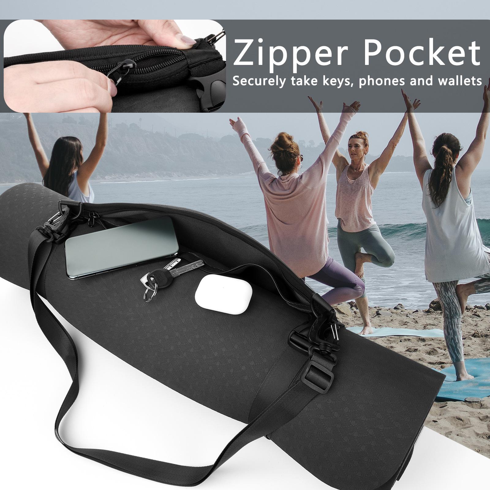 Yoga Mat Storage Bag Washable Foldable Portable for Outside Swimming Bag