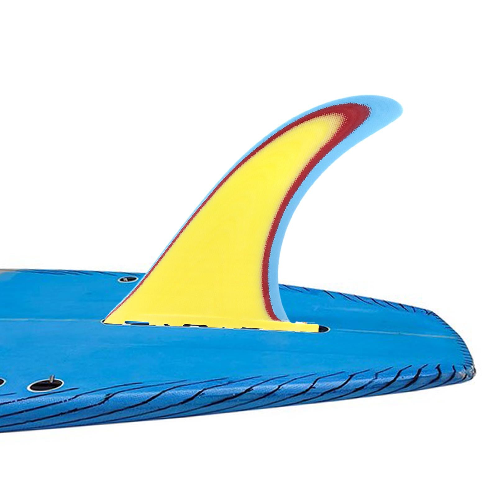 Surfboard Fin Fiberglass for Longboard Inflatable Paddleboard Beginners Pros