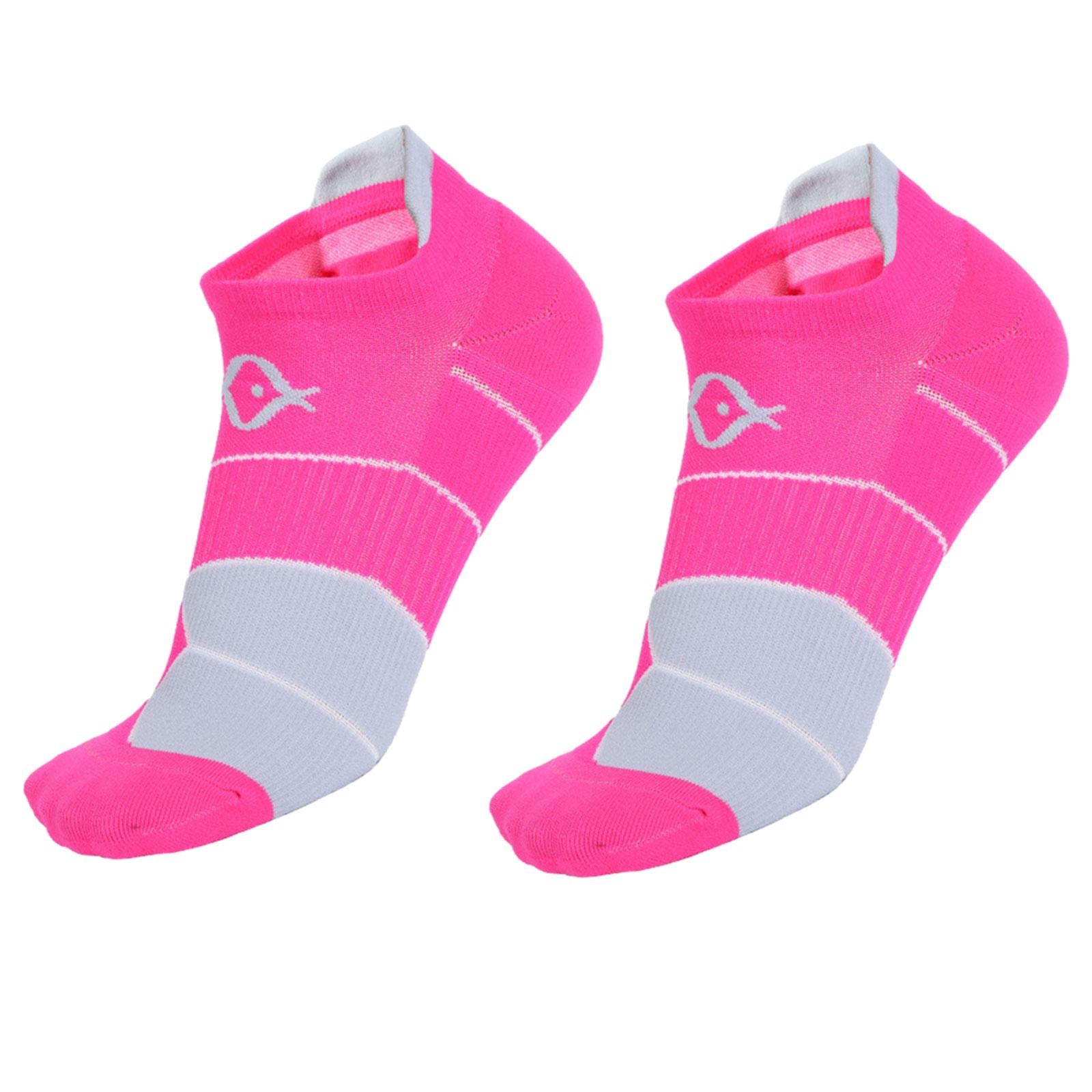 1 Pair Men Short Socks Running Socks for Daily Wear Sports Cold Weather Pink