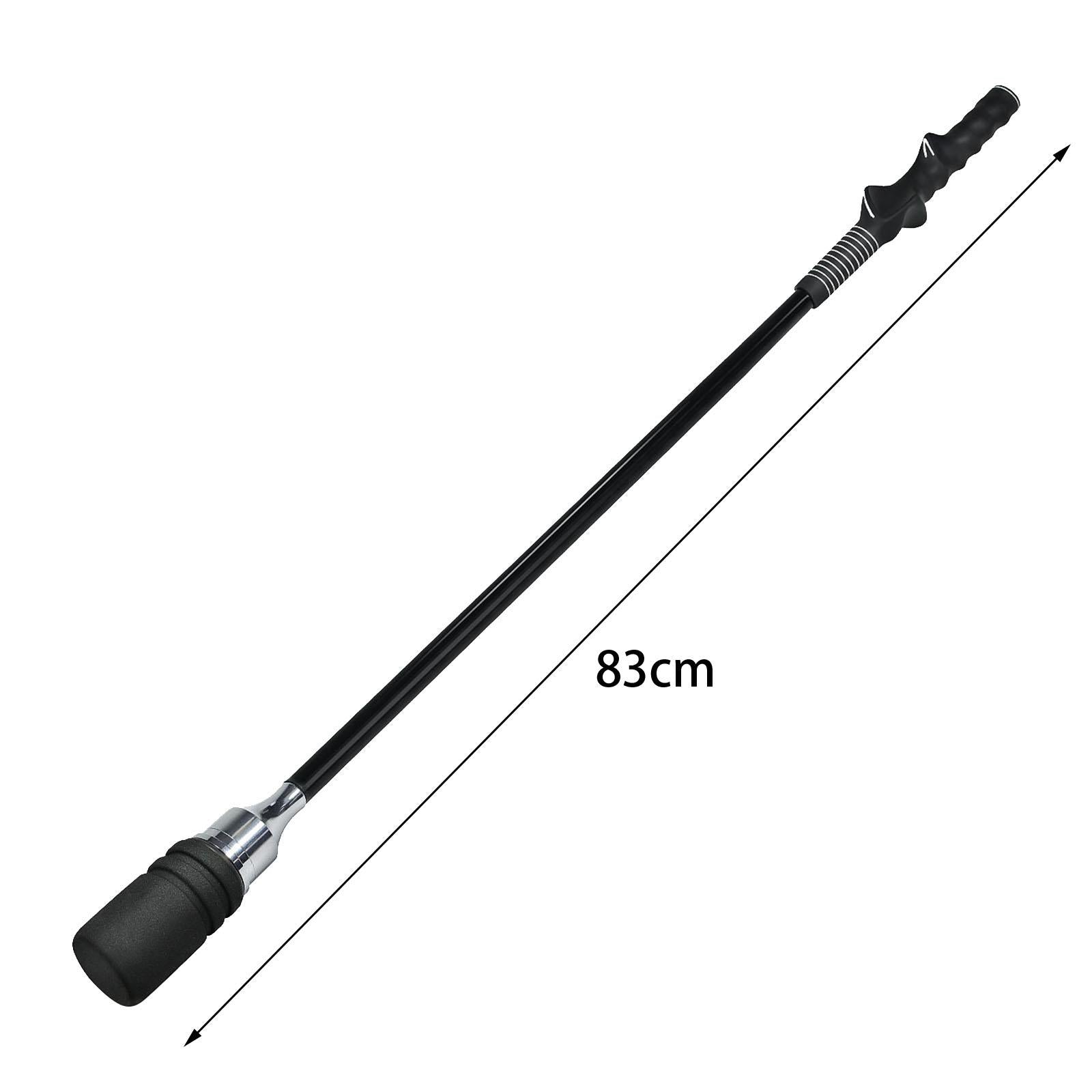 Golf Swing Trainer Golf Warm up Stick for Tempo Strength Position Correction Black