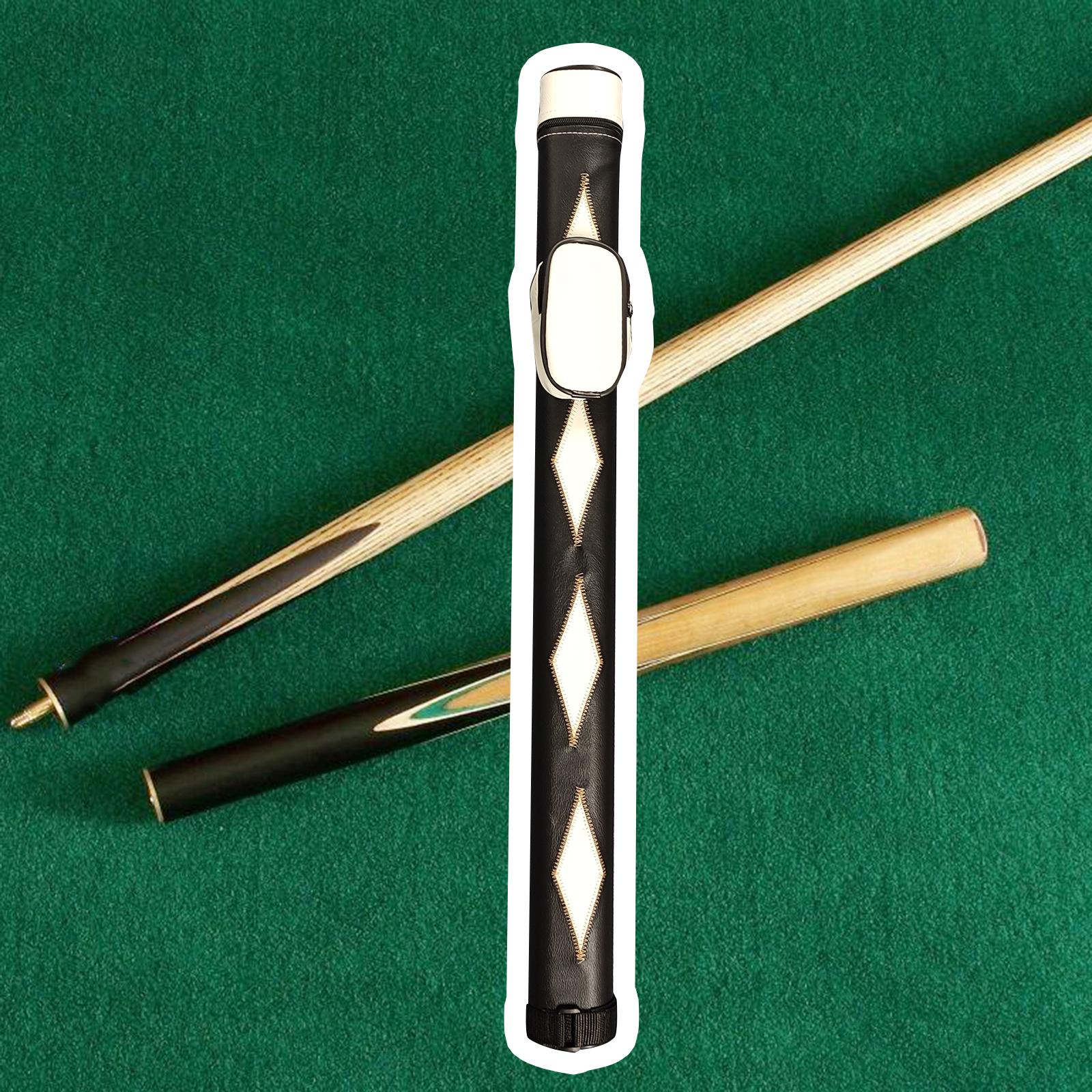 Billiard Cue Case PU for 1/2 Snooker Billiard Stick Rod Snooker Club Outdoor