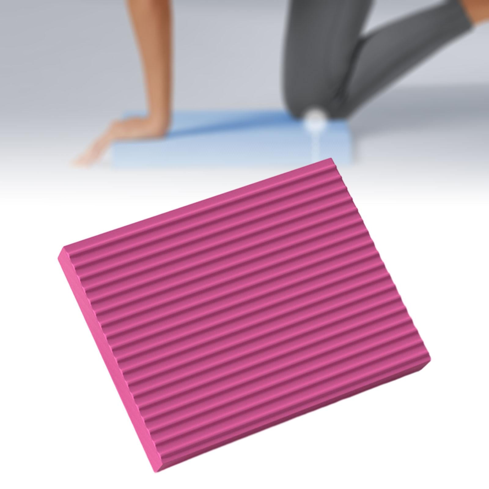 Balance Pad Kneeling Pad Pedal Yoga Knee Pad for Exercise Pilates 30x40cm Rose Red