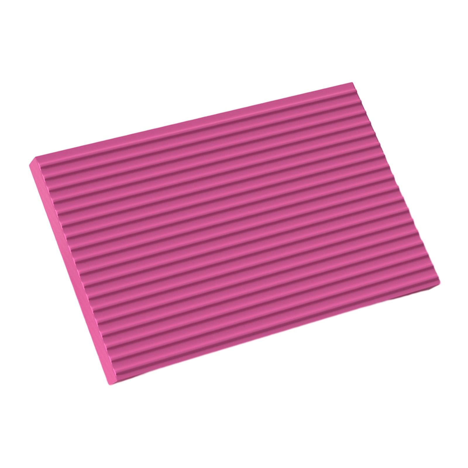 Balance Pad Kneeling Pad Pedal Yoga Knee Pad for Exercise Pilates 33x61cm Rose Red
