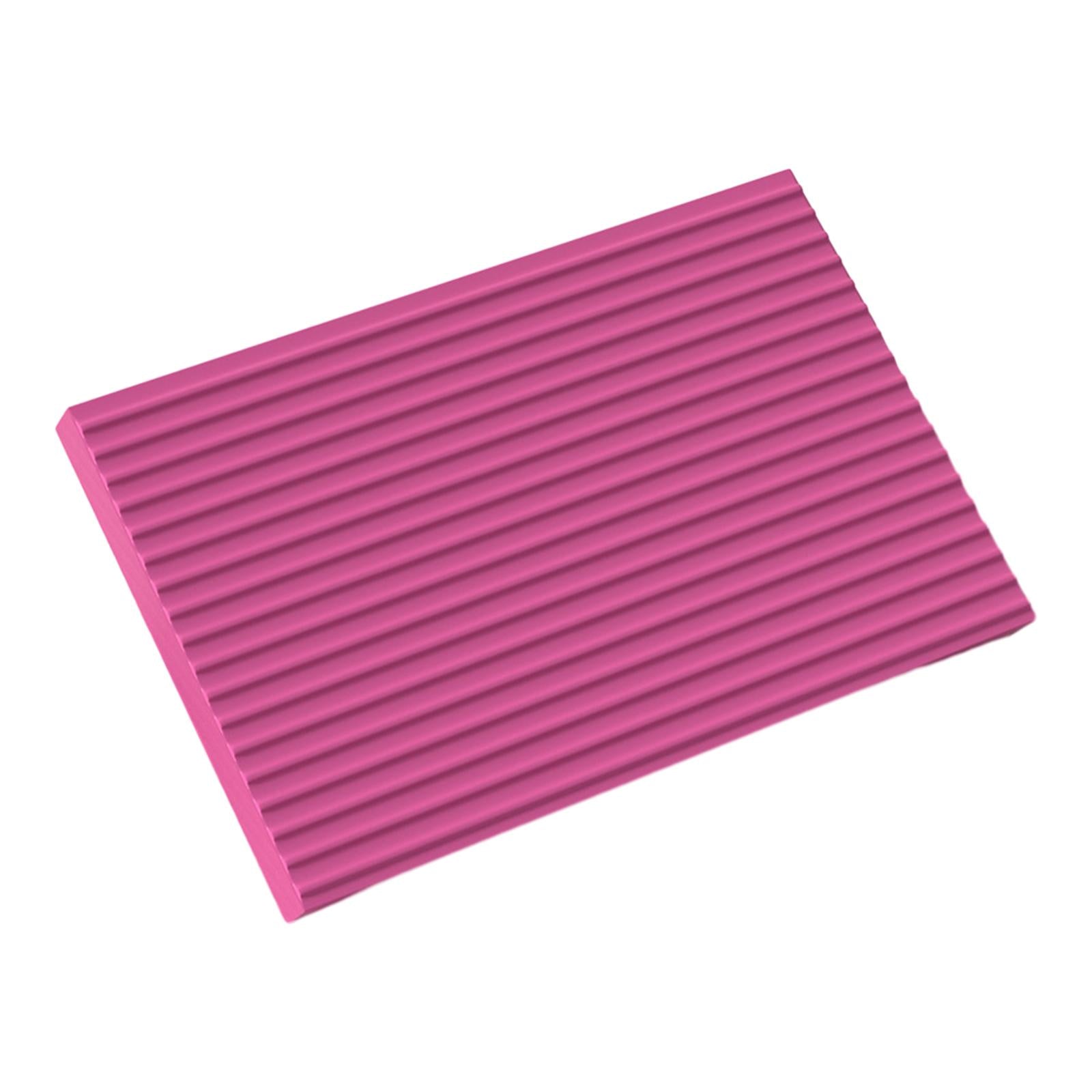 Balance Pad Kneeling Pad Pedal Yoga Knee Pad for Exercise Pilates 33x61cm Rose Red