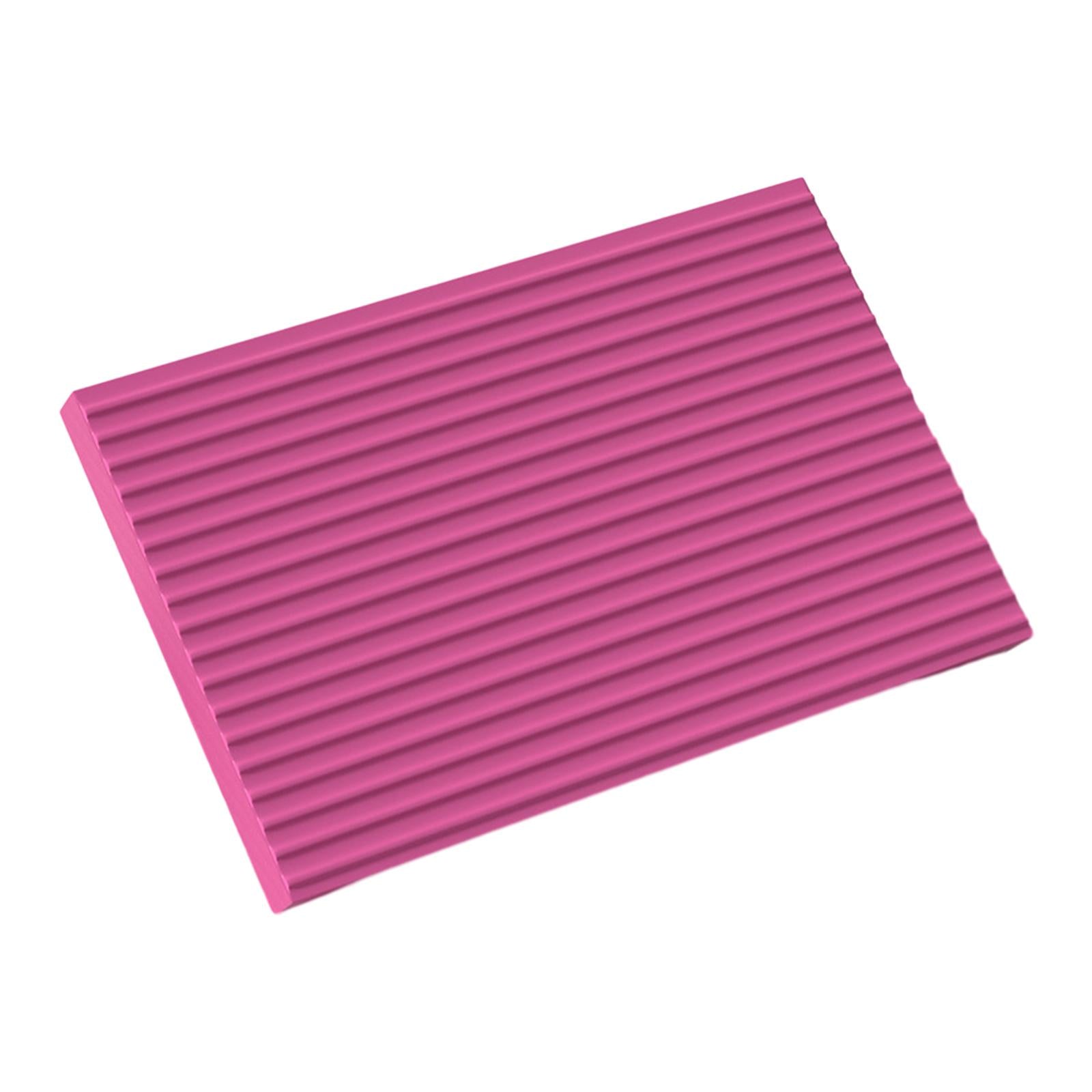 Balance Pad Kneeling Pad Pedal Yoga Knee Pad for Exercise Pilates 33x61cm Rose Red