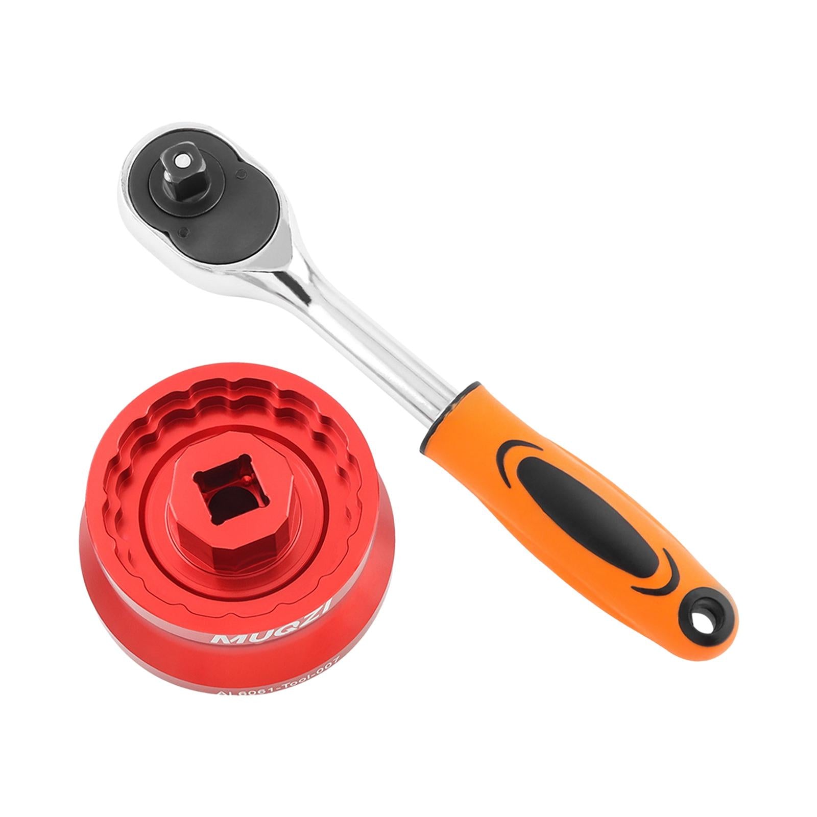 Bike Bottom Bracket Tool Practical Hand Tool Crank Removal Installation Tool Red