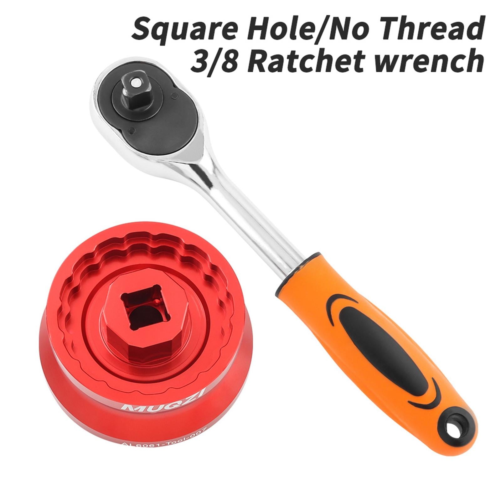 Bike Bottom Bracket Tool Practical Hand Tool Crank Removal Installation Tool Red
