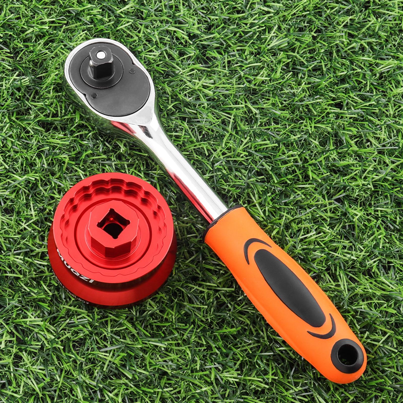 Bike Bottom Bracket Tool Practical Hand Tool Crank Removal Installation Tool Red