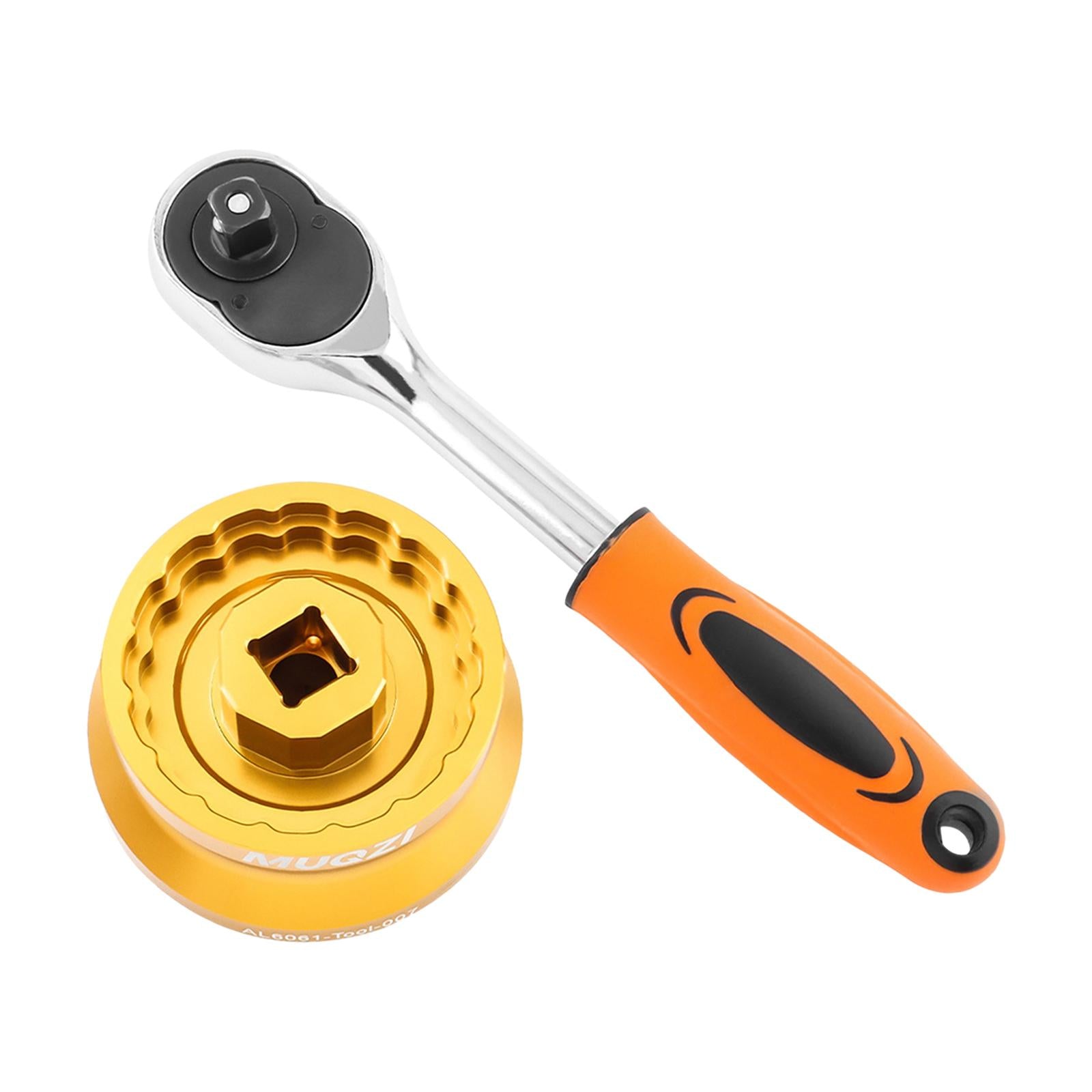 Bike Bottom Bracket Tool Practical Hand Tool Crank Removal Installation Tool Gold
