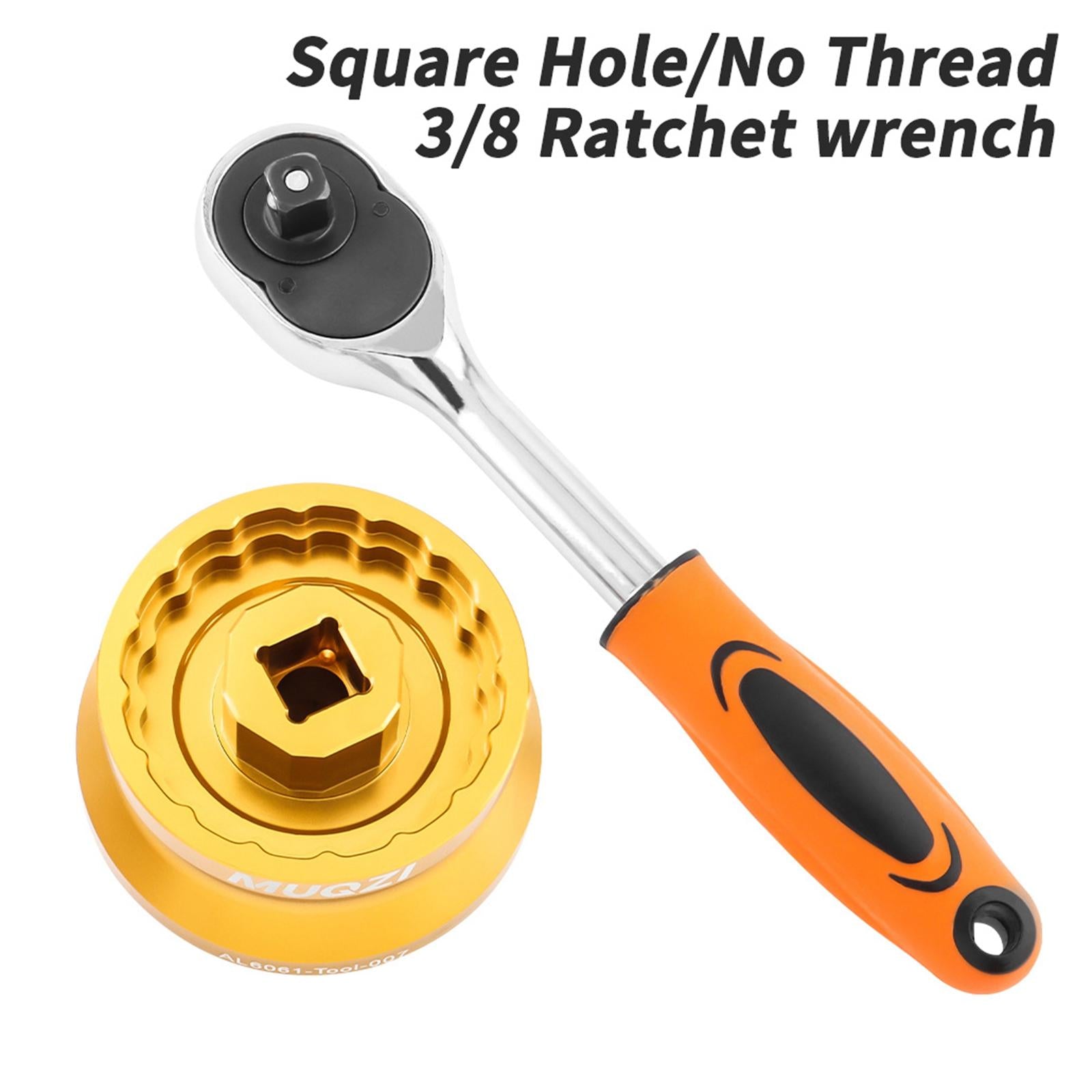 Bike Bottom Bracket Tool Practical Hand Tool Crank Removal Installation Tool Gold