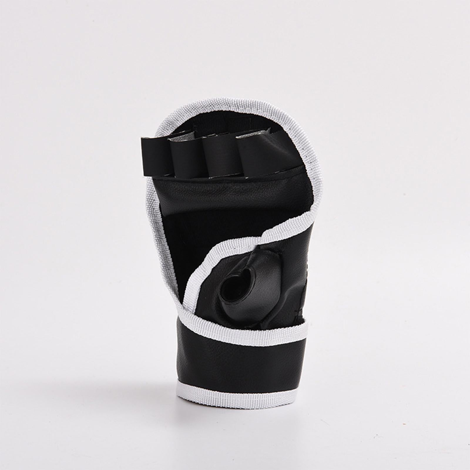 Boxing Gloves Half Finger Martial Arts Gloves for Fitness Sparring Muay Thai