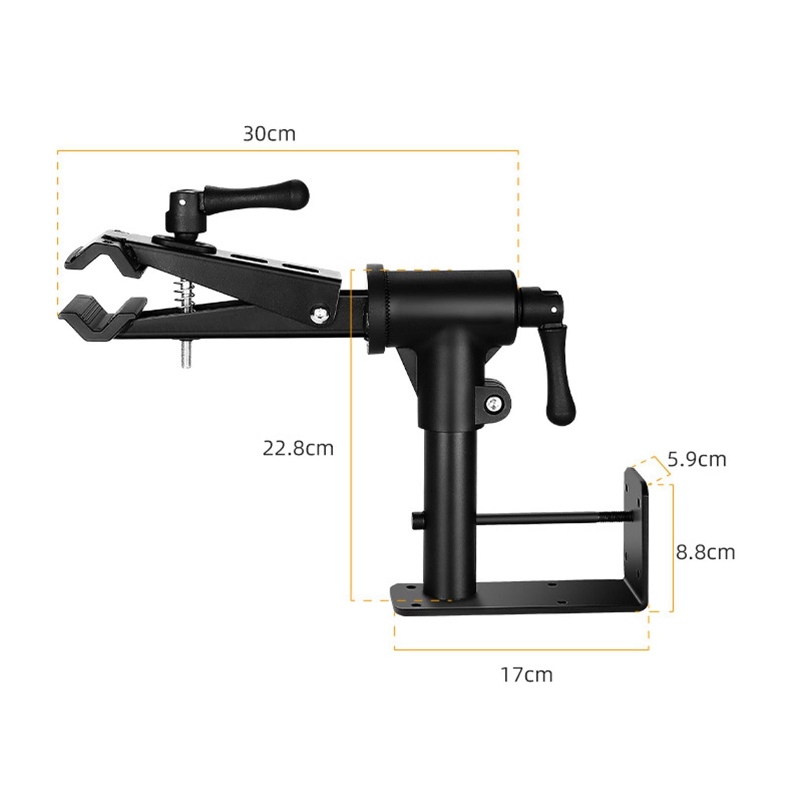 Bike Repair Stand Wall or Workbench Mountable Sturdy for Road Mountain Bikes