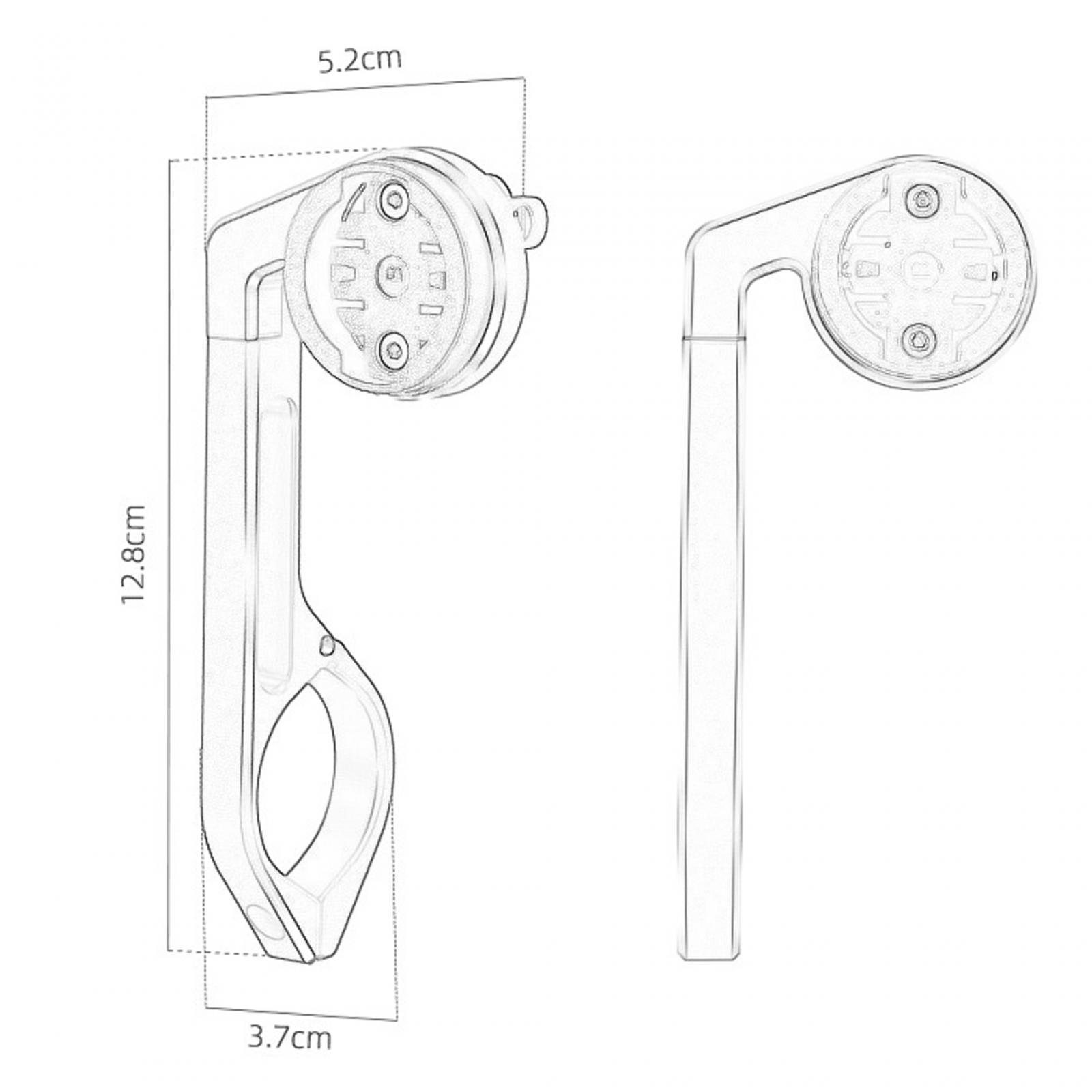 Out Front Bike Computer Mount Light Mount Bike Computer Holder Camera Holder Red