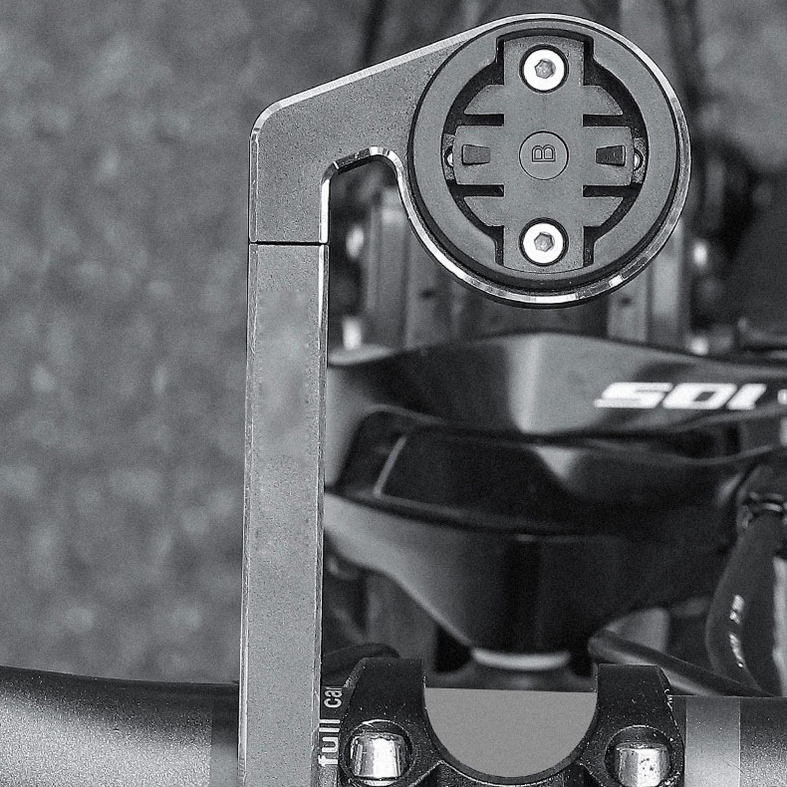 Out Front Bike Computer Mount Light Mount Bike Computer Holder Camera Holder Silver
