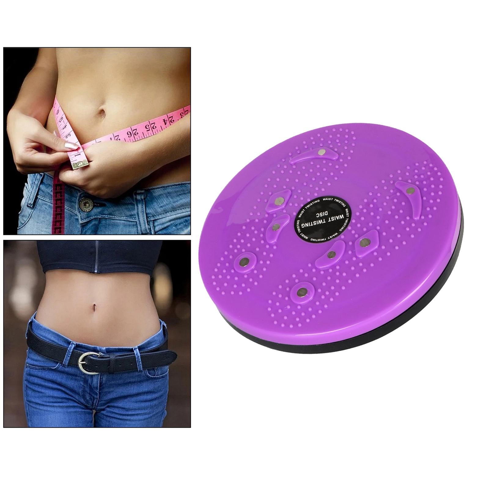 Waist Twist Disc Board Mute Body Building Twisting Stepper Ab Twisting Board Purple