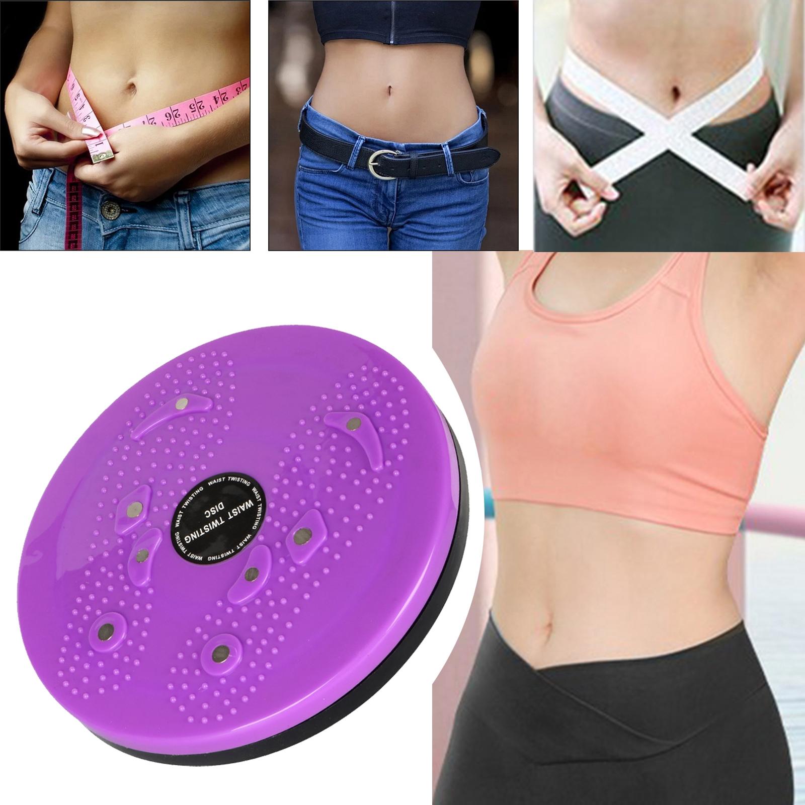 Waist Twist Disc Board Mute Body Building Twisting Stepper Ab Twisting Board Purple