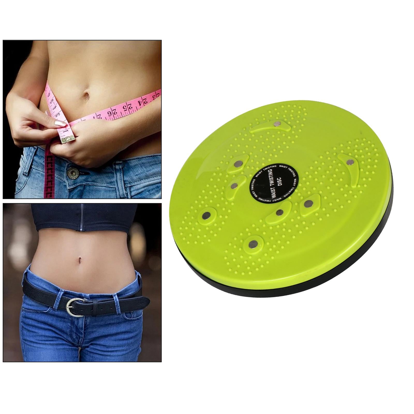 Waist Twist Disc Board Mute Body Building Twisting Stepper Ab Twisting Board Green
