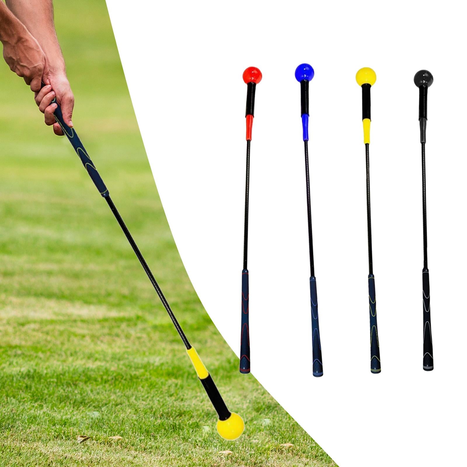 Golf Swing Trainer Aid Adult Golf Training for Speed Position Correction Black