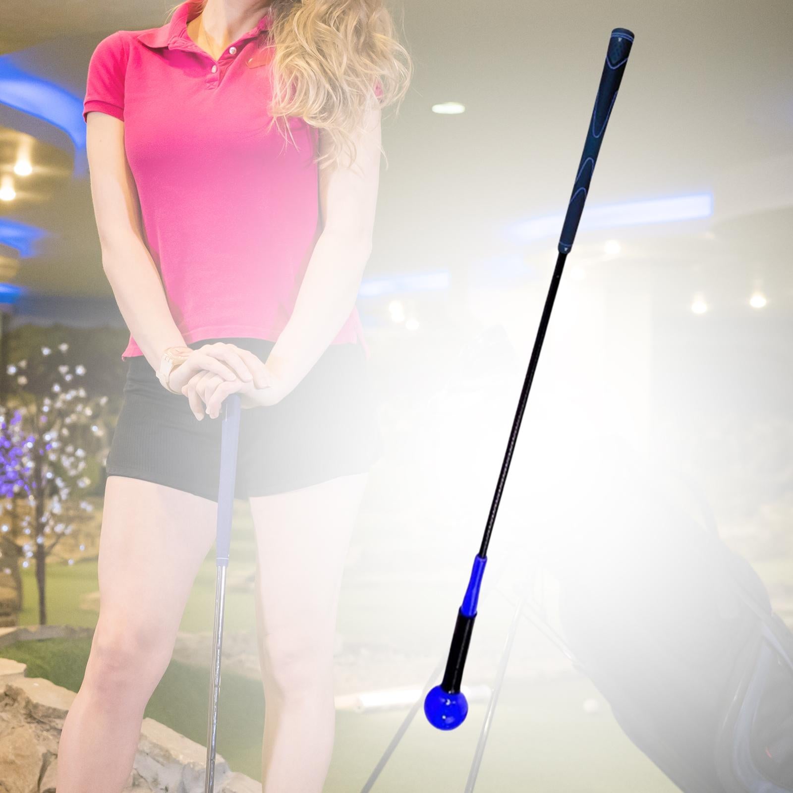 Golf Swing Trainer Aid Adult Golf Training for Speed Position Correction Blue