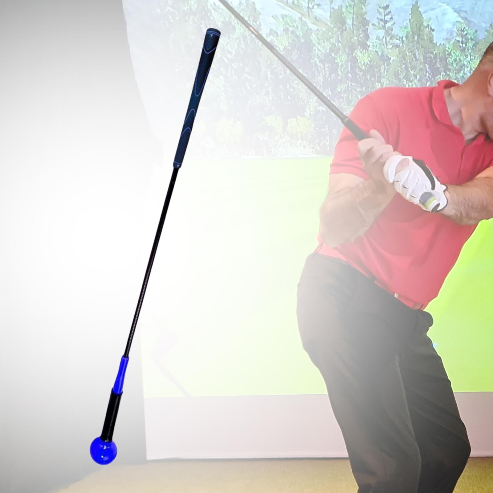 Golf Swing Trainer Aid Adult Golf Training for Speed Position Correction Blue