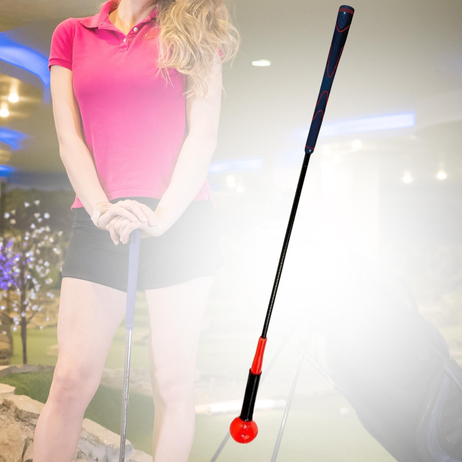 Golf Swing Trainer Aid Adult Golf Training for Speed Position Correction Red