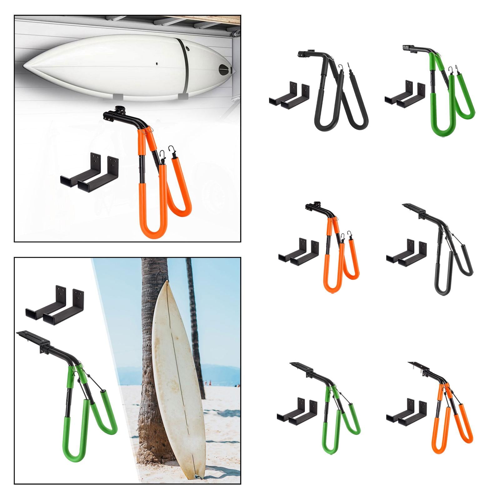 Surfboard Bike Rack Surfboard Bicycle Carrier for Skimboard Kiteboard Holder Black Bike