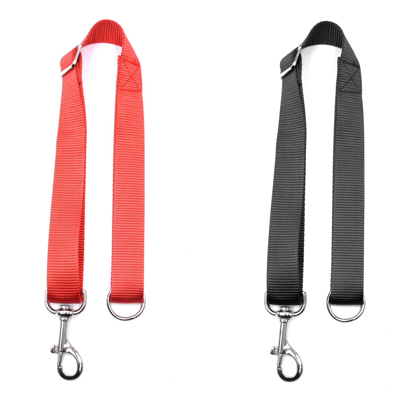 10x Horses Water Bucket Straps Nylon Hanging Strap Hay Nets Water Buckets Adjustable Red