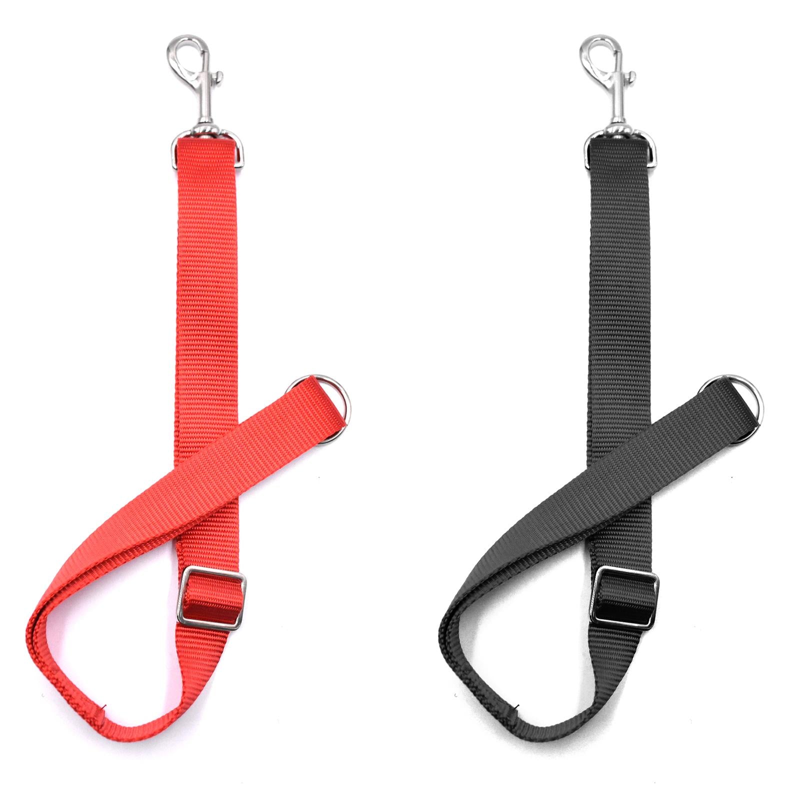 10x Horses Water Bucket Straps Nylon Hanging Strap Hay Nets Water Buckets Adjustable Red