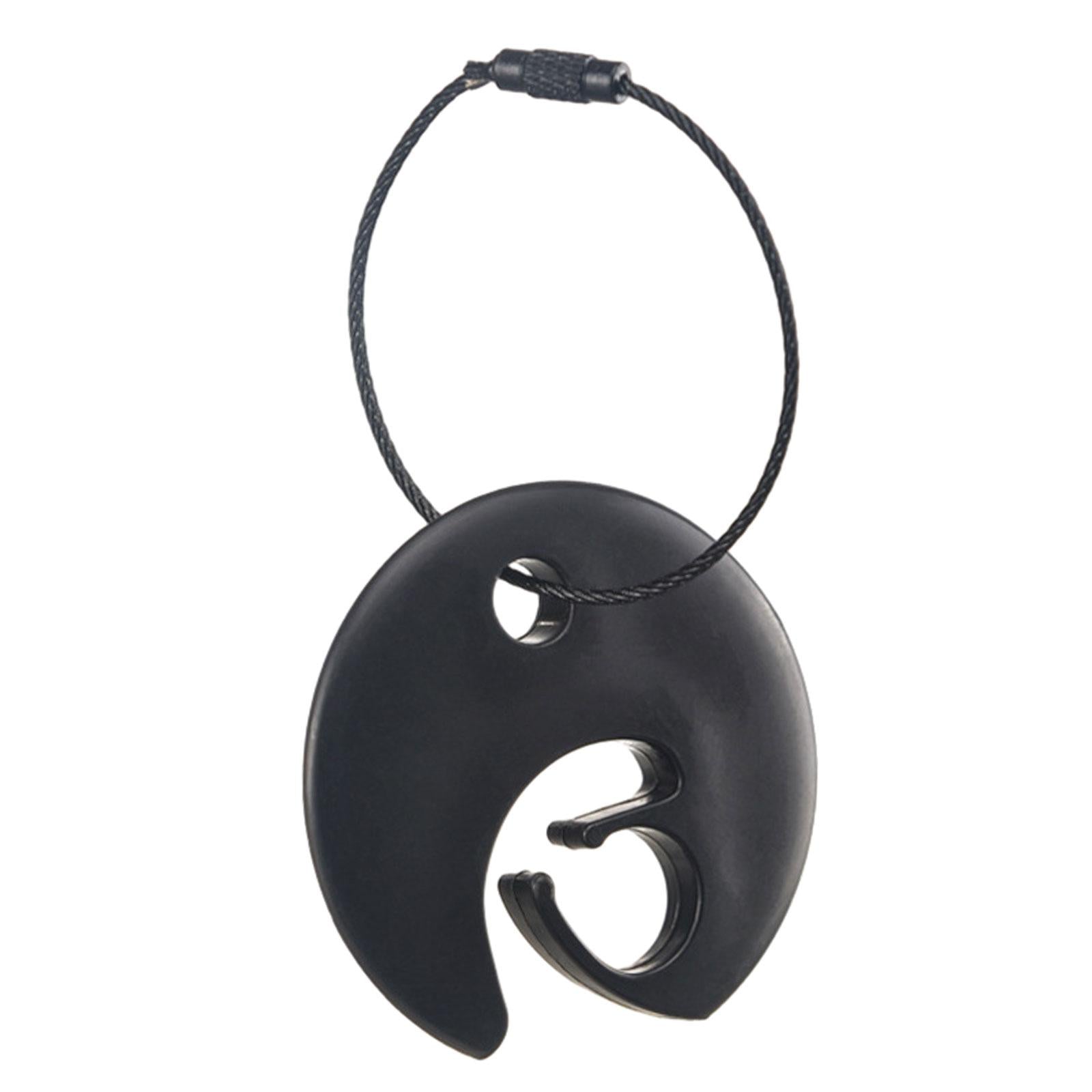 Disc Clip Durable Disc Carrying Accessory Outdoor Sports Disc Carrier Black