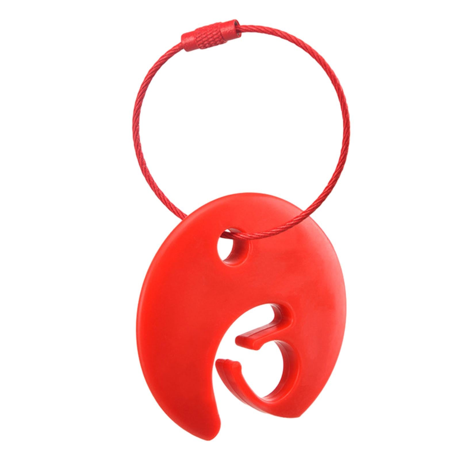 Disc Clip Durable Disc Carrying Accessory Outdoor Sports Disc Carrier Red