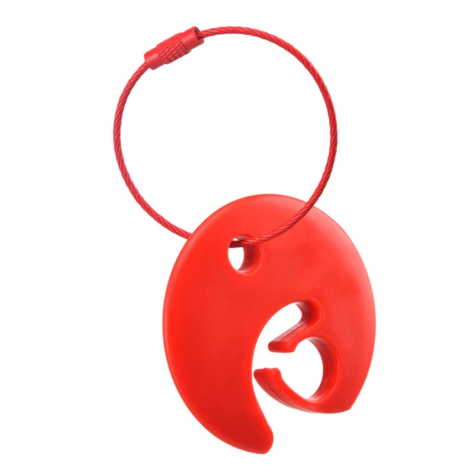 Disc Clip Durable Disc Carrying Accessory Outdoor Sports Disc Carrier Red
