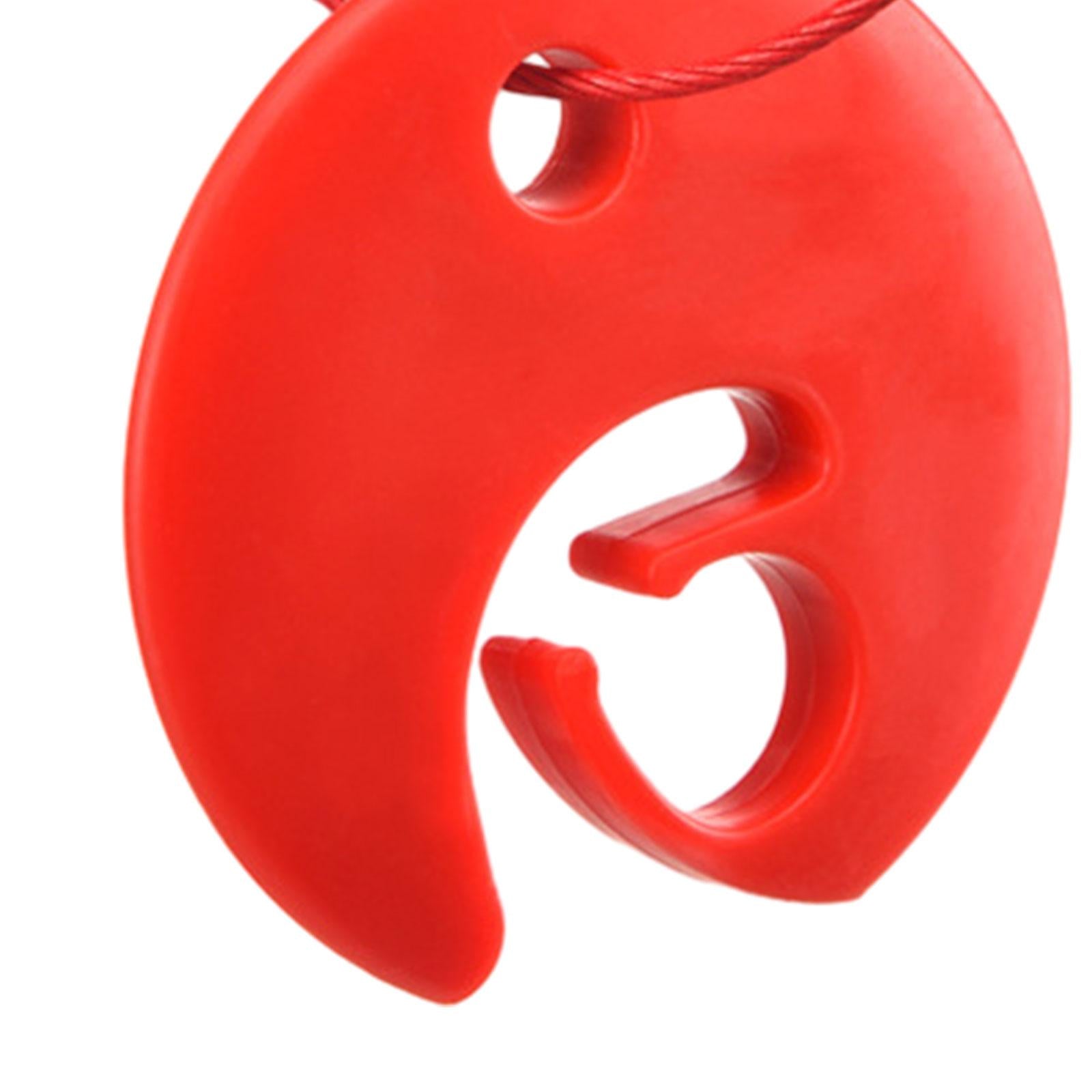 Disc Clip Durable Disc Carrying Accessory Outdoor Sports Disc Carrier Red
