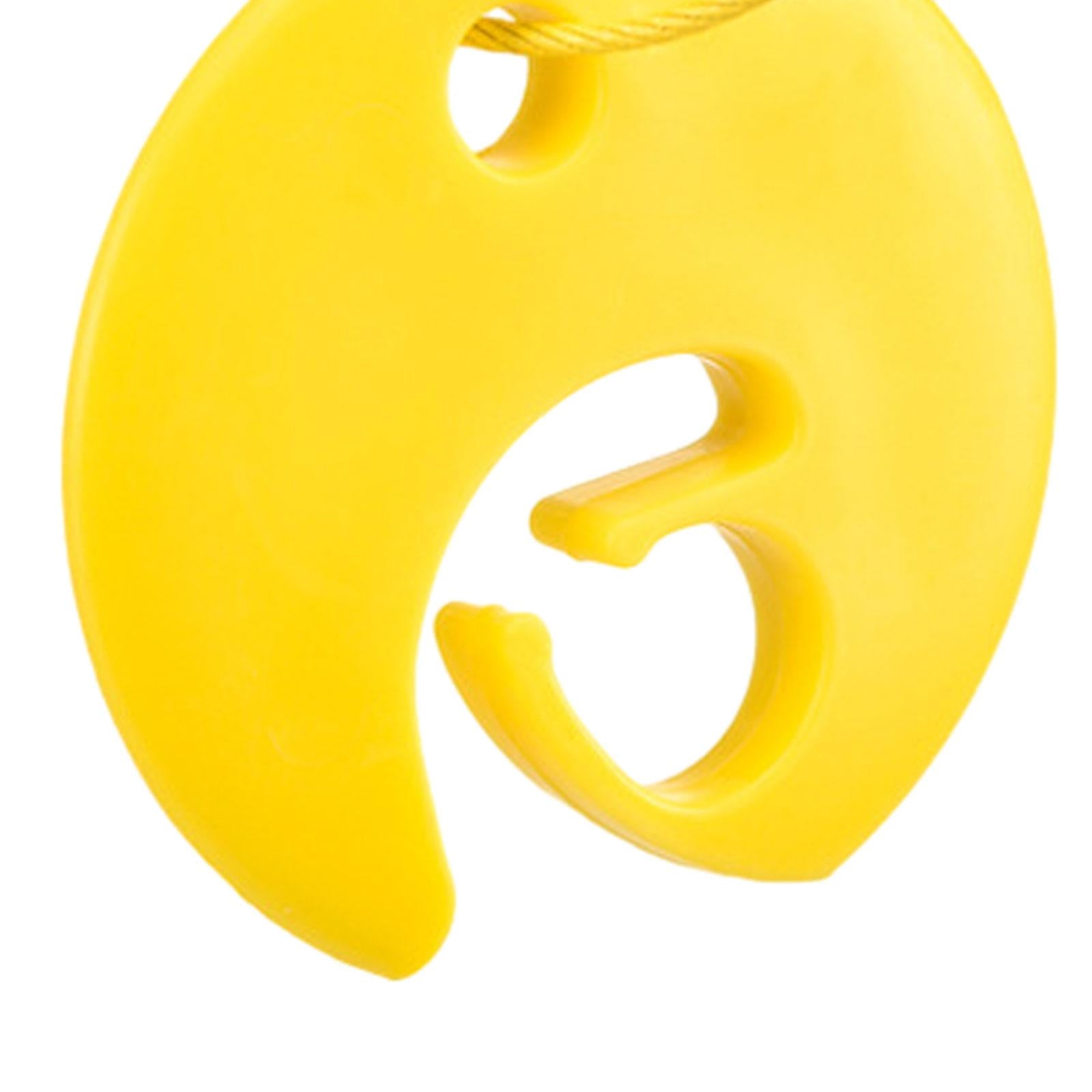 Disc Clip Durable Disc Carrying Accessory Outdoor Sports Disc Carrier Yellow
