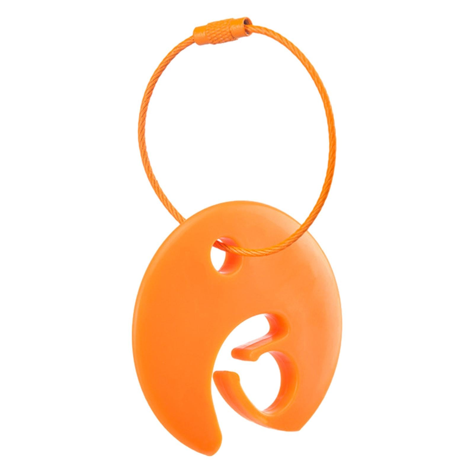 Disc Clip Durable Disc Carrying Accessory Outdoor Sports Disc Carrier Orange