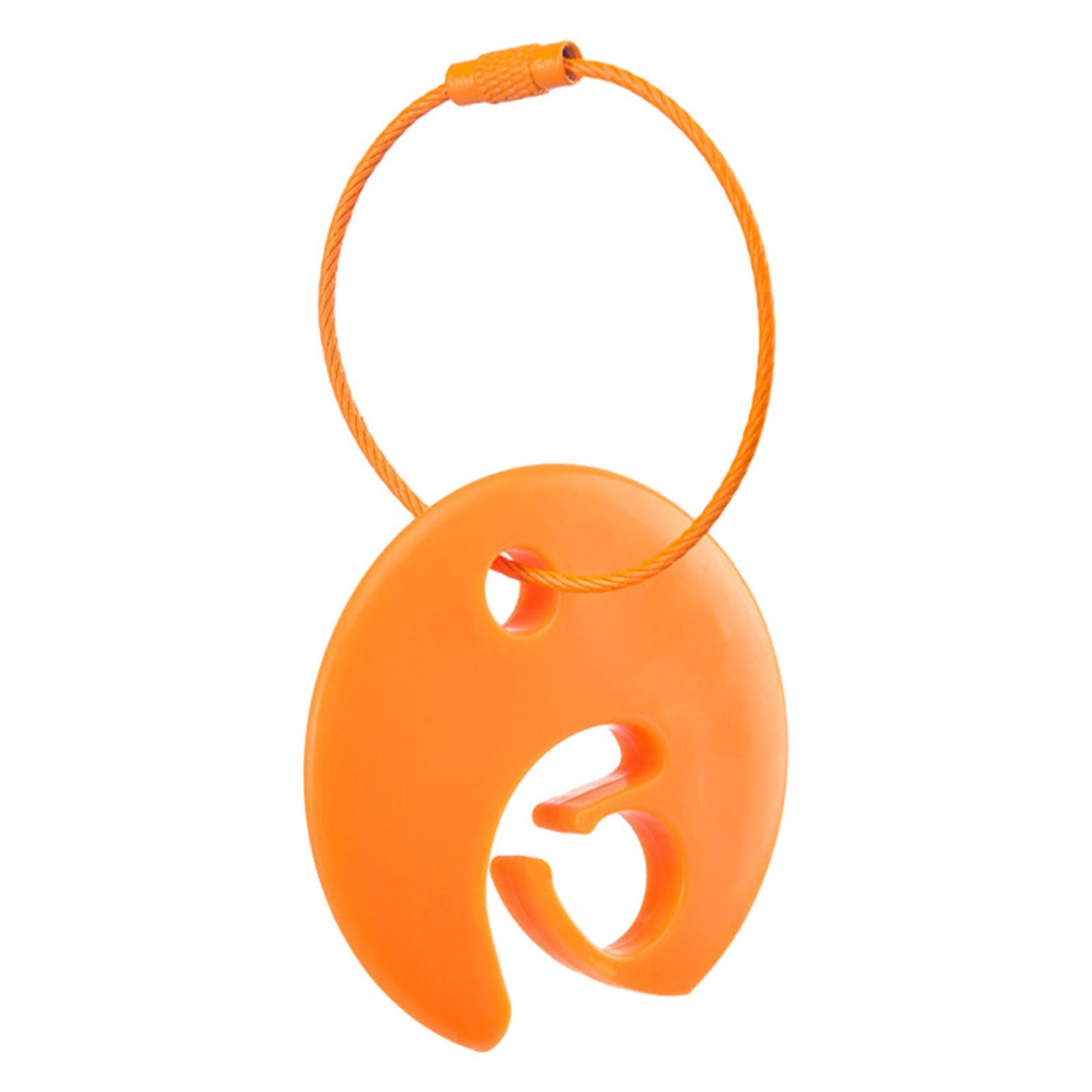 Disc Clip Durable Disc Carrying Accessory Outdoor Sports Disc Carrier Orange
