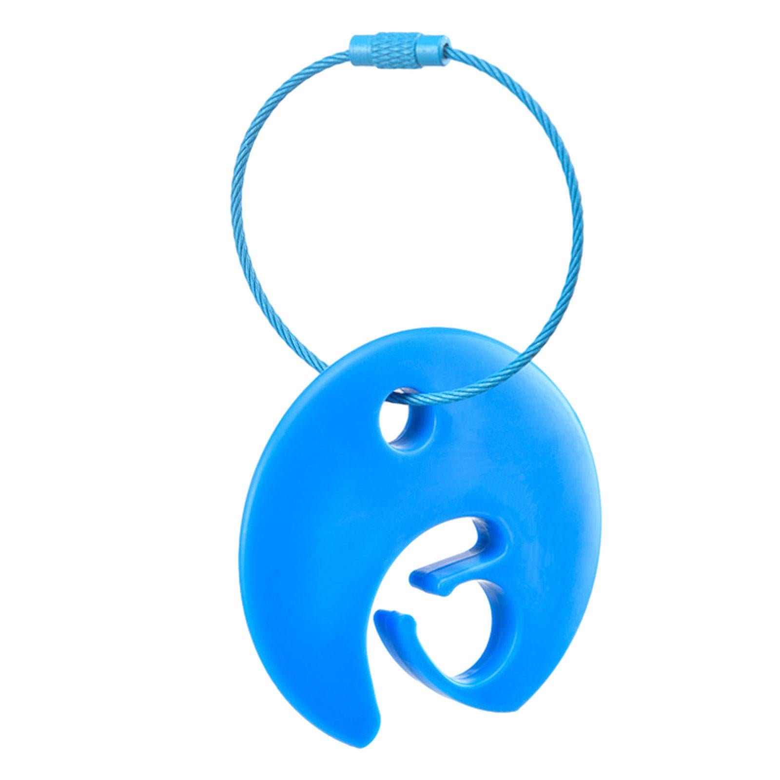 Disc Clip Durable Disc Carrying Accessory Outdoor Sports Disc Carrier Blue