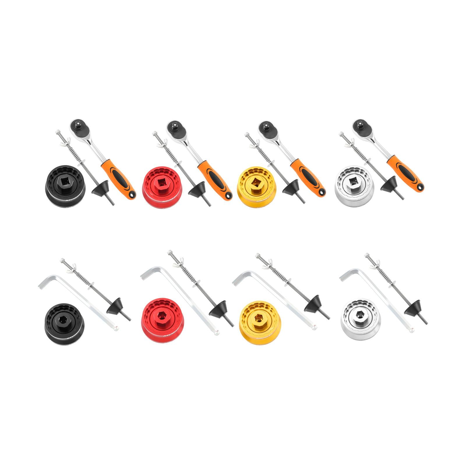 Bike Bottom Bracket Tool Repair Wrench Professional Parts BB Removing Wrench Black Square Hole