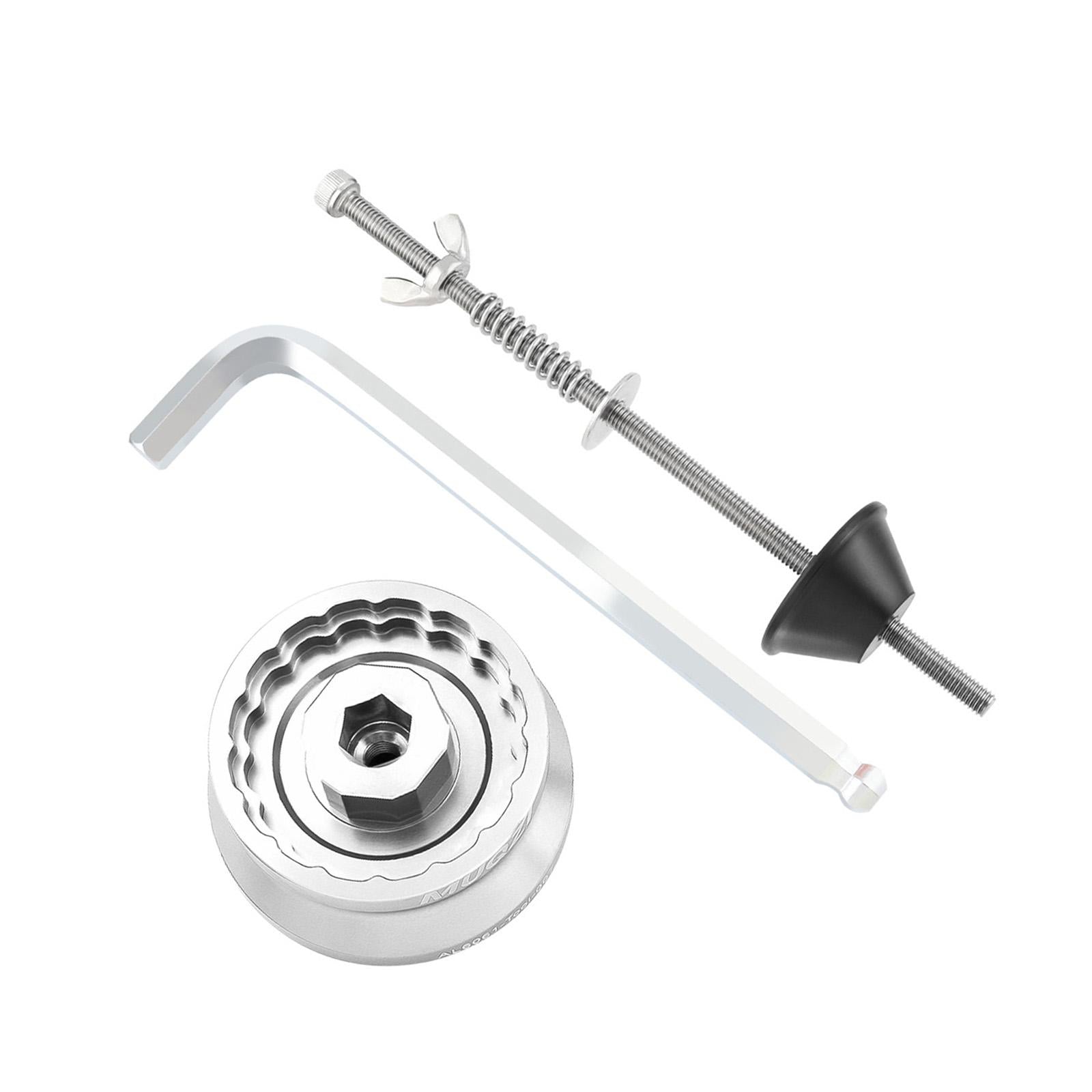 Bike Bottom Bracket Tool Repair Wrench Professional Parts BB Removing Wrench Silver Hex Key